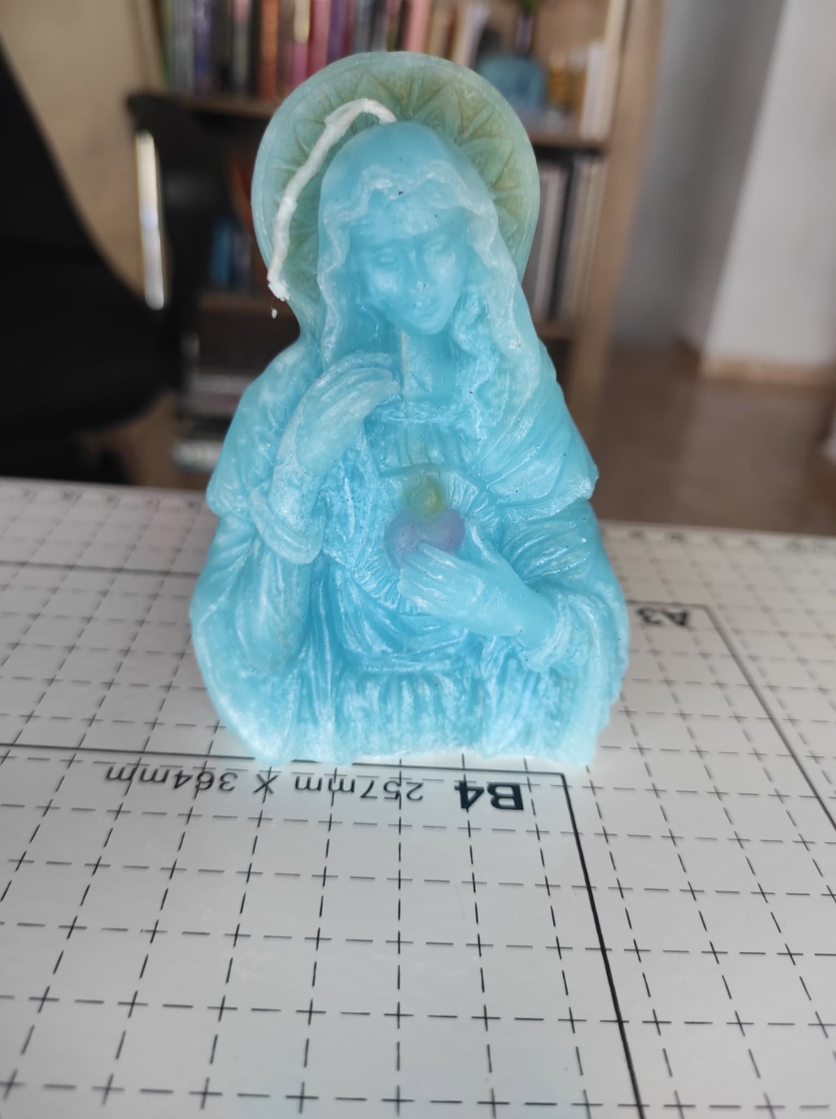 Vela de la virgen del sagrado corazón de Jesús (vela decorativa y/o aromática)