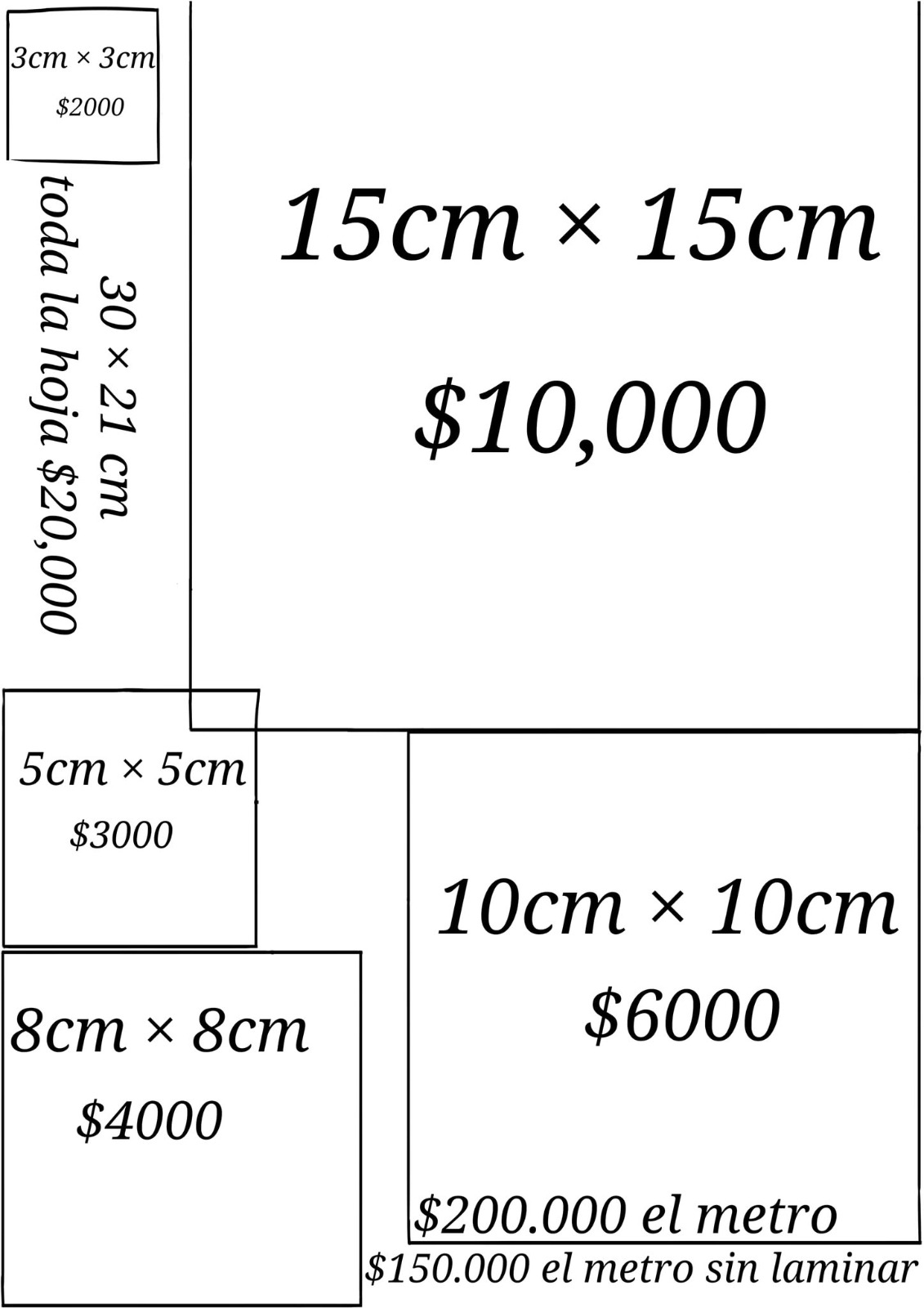 Cuadros con marco invisible (personalizable)