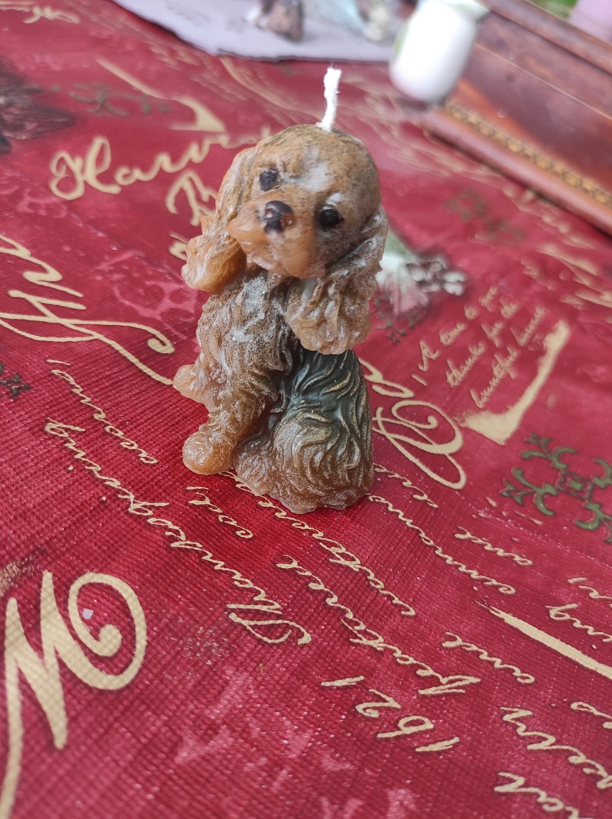 Vela de perrito (decorativa y/o aromática)